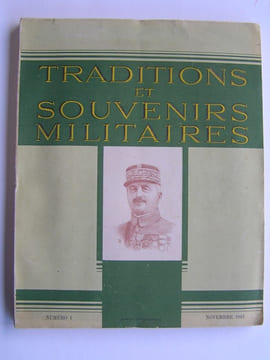 Traditions et souvenirs militaires. Numéro 1. Novembre 1943. Collectif