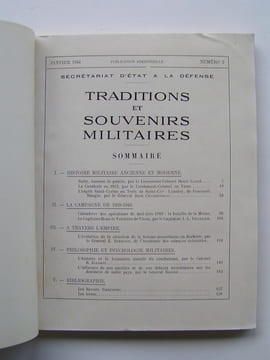 Traditions et souvenirs militaires. Numéro 2. Janvier 1944. Collectif