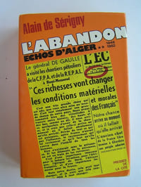 Echos d'Alger. Tome 2. L'abandon