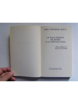 Le ralliement de Rome à la Révolution.. Albert Briault et Pierre Fautrad