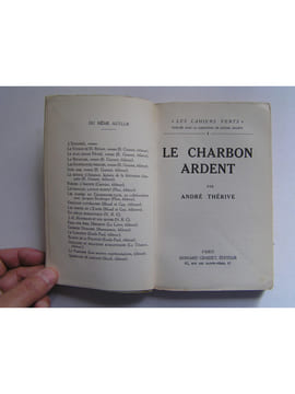 Le charbon ardent. André Thérive