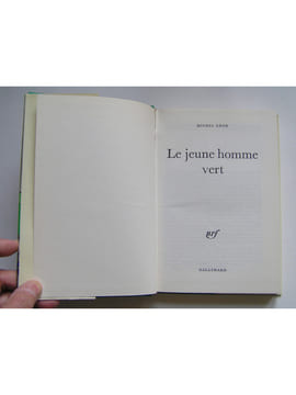 Le jeune homme vert. Michel Déon