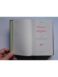 Oeuvres complètes. Tome 2. Prose. Bibliothèque de la Pléiade.