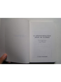 La désinformation arme de guerre.