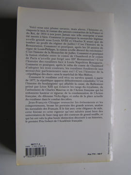 La France et le Roi de la Restauration à nos jours. 1814 - 1994. Jean-François Chiappe