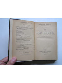 Le lys rouge