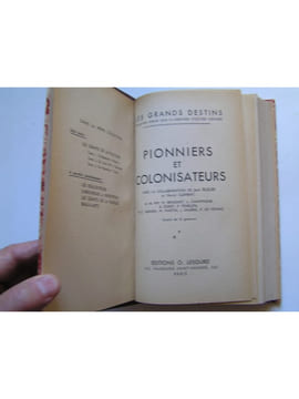 Pionniers et colonisateurs.. Olivier Lesourd