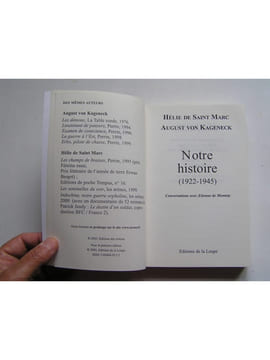 Notre histoire. 1922 - 1945. Hélie de Saint-Marc