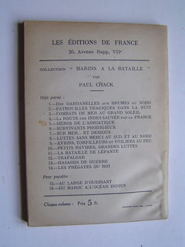 Les frégates du roi. Paul Chack