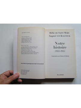 Notre histoire. 1922 - 1945. Hélie de Saint-Marc