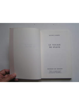 Le voyage de Sparte. Maurice Barrès