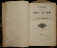 Œuvres complètes - Itinéraire de Paris à Jérusalem - Tome 4.