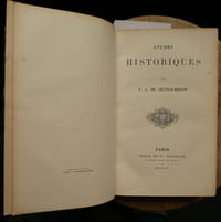 Œuvres complètes - Études historiques - Tome 7.