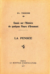 Essais sur l'histoire de quelques fleurs d'ornement - La pensée.