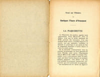 Essais sur l'histoire de quelques fleurs d'ornement - La pâquerette.