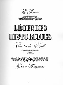 Légendes historiques - Contes de Noël.. LENOTRE (G.)
