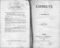 L’insecte. MICHELET (Jules)