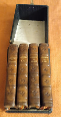 Le Paroissien Romain selon le Bréviaire et le Missel, en 4 parties : Printemps , Eté , Automne , Hiver , Limoges, Dalpayrat et Depelley , S. D. , Circa 1900 , 4 volumes reliés plein veau en coffret , Religion Catholique , Christianisme , Livre de messe , Bible