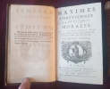 Maximes chr&eacute;tiennes et morales en deux parties par le R. P. Dom Armand Jean, Ancien abb&eacute; de la Maison-Dieu Nostre Dame de la Trappe , A Paris chez ...