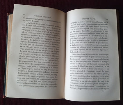 L'Algérie Française , C. de Feuillide , Henri Plon, imprimeur-éditeur , Amyot, éditeur , Bestel, éditeur 1856 , Histoire , Algérie , Colonialisme , ...