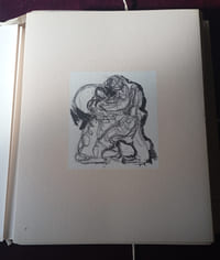 Fenêtre sur Jef. Friboulet , Port folio de 100 dessins inédit Préfacé par Armand Lanoux de l'Académie Française , Binesse 1977 , Beaux Arts , Art contemporain , Art du Vingtième siècle , Dessin , Bibliophilie , Tirage limité , Edition originale