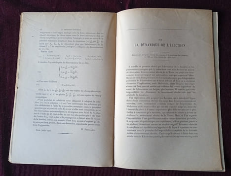 Henri Poincaré , La Mécanique Nouvelle , Conférence, Mémoire et Note sur la Théorie de la Relativité , Introduction de M. Edouard Guillaume , ...