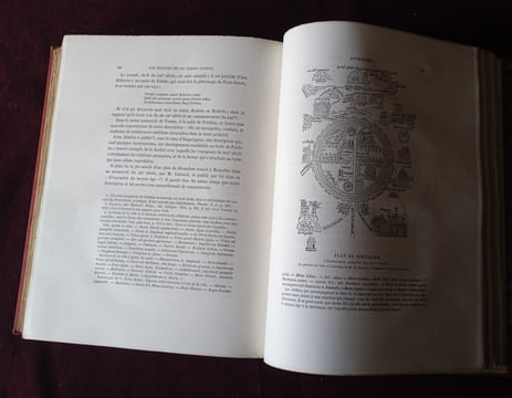 Les églises de la Terre Sainte par le Comte Melchior de Vogüé , Librairie de Victor Didron 1860 , Architecture chrétienne , Récit de voyage , ...