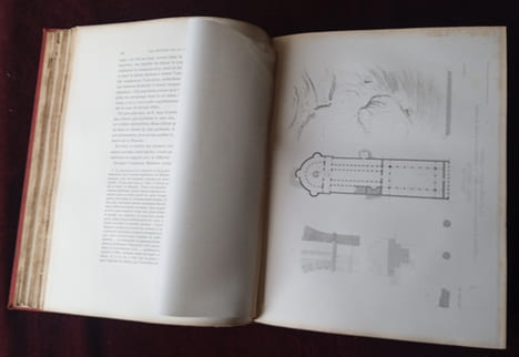 Les églises de la Terre Sainte par le Comte Melchior de Vogüé , Librairie de Victor Didron 1860 , Architecture chrétienne , Récit de voyage , ...