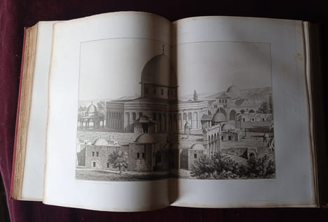 Les églises de la Terre Sainte par le Comte Melchior de Vogüé , Librairie de Victor Didron 1860 , Architecture chrétienne , Récit de voyage , ...