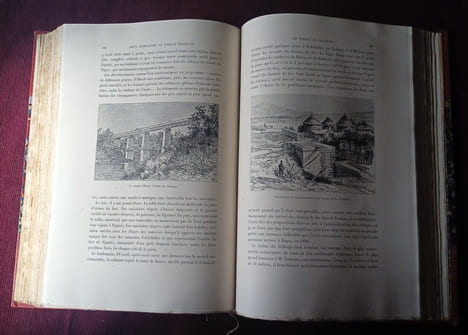 Lieutenant-Colonel Joseph Gallieni , Deux Campagnes au Soudan Français 1886-1888 , Préface de M. Victor Duruy , 163 gravures sur bois d'après les ...