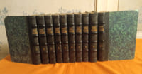 Histoire des Républiques Italiennes du Moyen-Age par J. C. L. de Sismondi en 10 tomes , Nouvelle édition , Furne et Cie , Treuttel et Wurtz 1840 , Illustrations hors texte de Tony Johannot , sur chaque volume Ex-libris de William Henry Waddington , Homme d'Etat, diplomate et archéologue français, président du Conseil du 4 février au 28 décembre 1879.