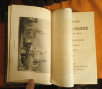 Histoire des Républiques Italiennes du Moyen-Age par J. C. L. de Sismondi en 10 tomes , Nouvelle édition , Furne et Cie , Treuttel et Wurtz 1840 , Illustrations hors texte de Tony Johannot , sur chaque volume Ex-libris de William Henry Waddington , Homme d'Etat, diplomate et archéologue français, président du Conseil du 4 février au 28 décembre 1879.