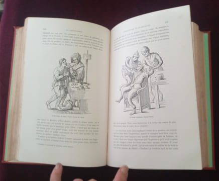 Victor FOURNEL , Le Vieux Paris , Fêtes , Jeux et Spectacles , Alfred Mame et Fils 1887 , Reliure percaline signée A. Souze , Régionalisme , Paris , ...