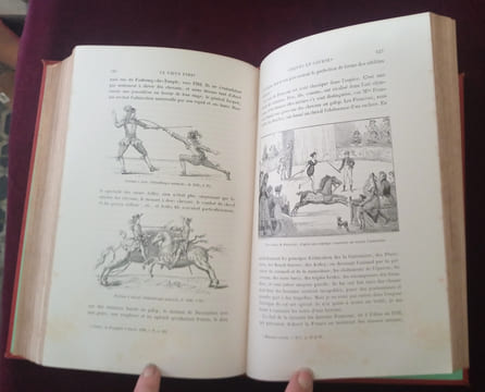 Victor FOURNEL , Le Vieux Paris , Fêtes , Jeux et Spectacles , Alfred Mame et Fils 1887 , Reliure percaline signée A. Souze , Régionalisme , Paris , ...