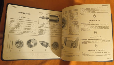 Dictionnaire des réparations Citroën 10 cv , B.14 , B.15 Modèles 1928 , édité par la Société Anonyme André Citroën , Librairie Centrale des Sciences ...