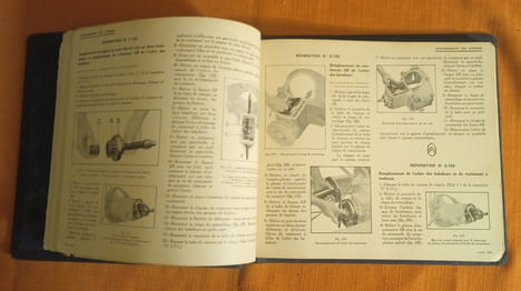 Dictionnaire des réparations Citroën 10 cv , B.14 , B.15 Modèles 1928 , édité par la Société Anonyme André Citroën , Librairie Centrale des Sciences ...