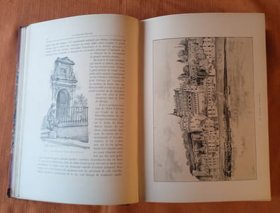 La Vieille France , Texte , Dessins et Lithographies par Albert Robida , La Touraine , A la Librairie illustrée , S.D. circa 1890 , Envoi autographe dédicace d'Albert Robida , Reliure