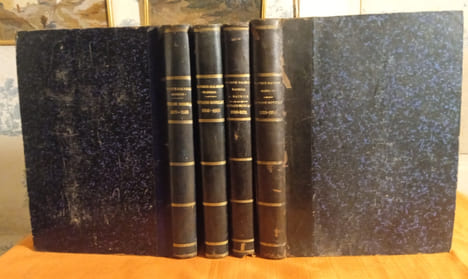 Maurice Galerne, Pseudonyme "Maurgal " , Critique Musicale, réunion de 4 albums regroupant ses articles parus entre 1898 et 1926 dans les revues ...