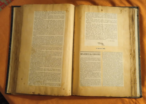 Maurice Galerne, Pseudonyme "Maurgal " , Critique Musicale, réunion de 4 albums regroupant ses articles parus entre 1898 et 1926 dans les revues ...