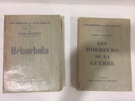 "Les Horreurs de la guerre" et "Mélancholia"
. DAUDET LEON