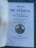 Oeuvres complètes de Sterne. Oeuvres choisies de Goldsmith. STERNE Laurence
GOLDSMITH Oliver