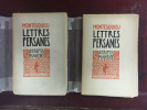 Lettres Persanes. MONTESQUIEU CHARLES DE SECONDAT dit