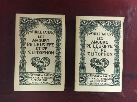 Les Amours de Leucippe et de Clitophon. TATIUS ACHILLE