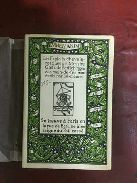 Les Exploits chevaleresques de Messire Goetz de Berlichingen à la main de fer par liu-même.. GOETZ DE BERLICHINGEN