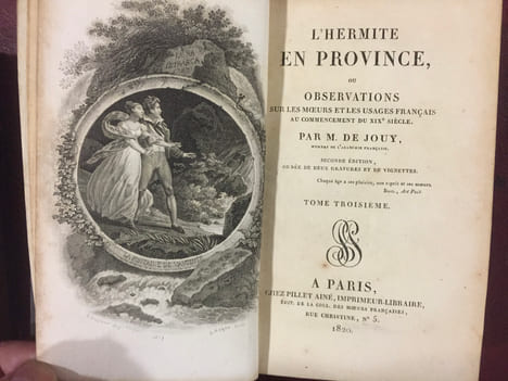 L'Hermite en province. JOUY VICTOR JOSEPH ETIENNE
