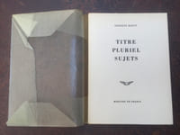 Titre pluriel sujets