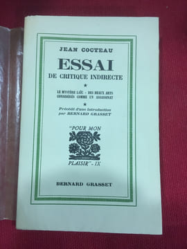 Essai de critique indirecte. COCTEAU JEAN