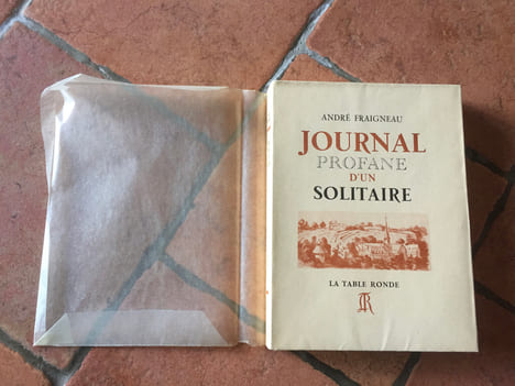 Journal profane d’un solitaire. FRAIGNEAU ANDRE