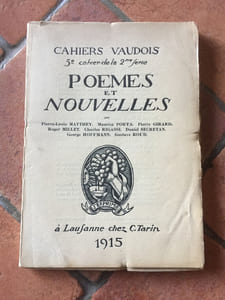 Cahiers Vaudois. Poèmes et nouvelles
