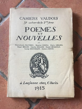 Cahiers Vaudois. Poèmes et nouvelles. COLLECTIF